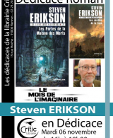 Dédicace roman : Steven Erikson